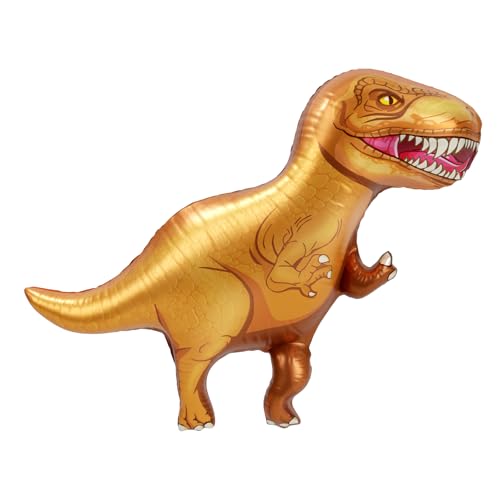 OH YEAH Folienballon, Dinosaurier, T-Rex, 105 x 61 cm, Dinosaurier-Ballon, Geburtstag, T-Rex-Ballon, Geburtstagsdekoration, Dinosaurier-Party, geeignet für Helium OH YEAH Folienballon, Dinosaurier, T-Rex, 105 x 61 cm, Dinosaurier-Ballon, Geburtstag, T-Rex-Ballon, Geburtstagsdekoration, Dinosaurier-Party, geeignet für Helium von OH YEAH