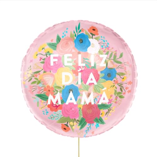OH YEAH Folienballon, alles Gute zum Tag der Mama, Pastellrosa, Größe Ø 43 cm, Muttertagszubehör, einzigartiges Geschenk für Mama, Muttertags-Set, Mama-Schmuck, einzigartiges Geschenk OH YEAH Folienballon, alles Gute zum Tag der Mama, Pastellrosa, Größe Ø 43 cm, Muttertagszubehör, einzigartiges Geschenk für Mama, Muttertags-Set, Mama-Schmuck, einzigartiges Geschenk von OH YEAH