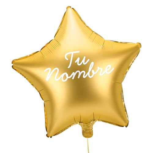 OH YEAH Personalisierbarer Stern, Gold, 48 cm, personalisierter Name, Helium, personalisierter Ballon, Folienballon, Stern-Metallic, personalisiertes Design, wählen Sie Ihren Namen OH YEAH Personalisierbarer Stern, Gold, 48 cm, personalisierter Name, Helium, personalisierter Ballon, Folienballon, Stern-Metallic, personalisiertes Design, wählen Sie Ihren Namen von OH YEAH