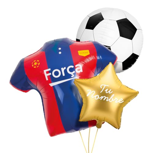 OH YEAH Personalisiertes Fußballballon-Set, Folienballon, goldener Stern + Folienballon, Fußballtrikot + Folienballon, personalisierter Name, geeignet für Helium, personalisierter Ballon, wählen Sie OH YEAH Personalisiertes Fußballballon-Set, Folienballon, goldener Stern + Folienballon, Fußballtrikot + Folienballon, personalisierter Name, geeignet für Helium, personalisierter Ballon, wählen Sie von OH YEAH