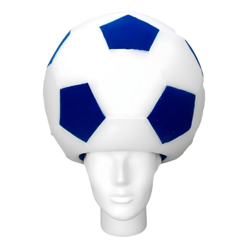 OH YEAH Riesen-Fußballhut aus Schaumstoff, 29 cm hoch x 31 cm lang, originelles Zubehör, verrückte Zeit, Kostüme, Hochzeiten, Themenveranstaltungen, große Schaumstoffbälle von OH YEAH