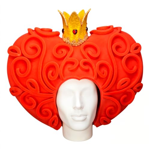 OH YEAH Riesenhut aus Schaumstoff, Krone, rotes Herz, 41 cm hoch x 51 cm lang, originelles Zubehör, verrückte Zeit, Kostüme, Hochzeiten, Themenveranstaltungen, große Schaumstoffbälle OH YEAH Riesenhut aus Schaumstoff, Krone, rotes Herz, 41 cm hoch x 51 cm lang, originelles Zubehör, verrückte Zeit, Kostüme, Hochzeiten, Themenveranstaltungen, große Schaumstoffbälle von OH YEAH