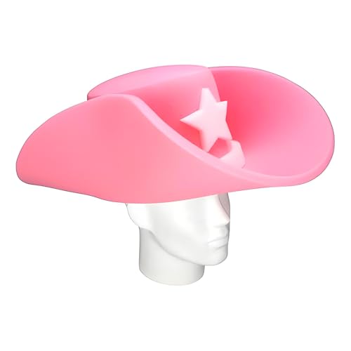 OH YEAH Riesiger Cowboy-Hut aus Schaumstoff, 17 cm hoch x 45 cm lang, originelles Zubehör, verrückte Zeit, Kostüme, Hochzeiten, Themenveranstaltungen, große Schaumstoffbälle von OH YEAH