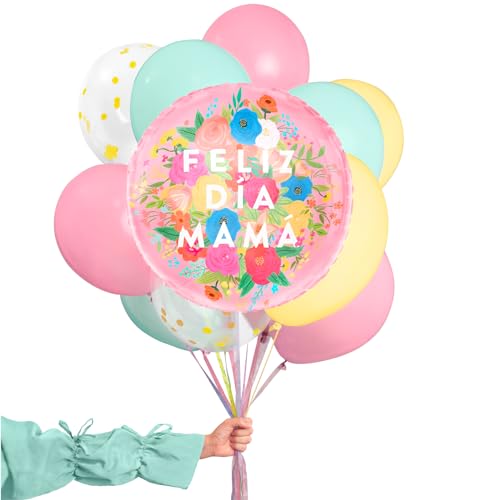 Oh Yeah! Blumenstrauß, Luftballons, Muttertagszubehör, einzigartiges Geschenk für Mama, Muttertags-Set, Mama-Schmuck von OH YEAH