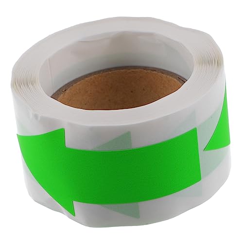 OHPHCALL 1 Rolle Selbstklebende Aufkleber Fluoreszierende Richtungspfeile für Geschenkanhänger und DIY Projekte für Partys und Feiertage von OHPHCALL