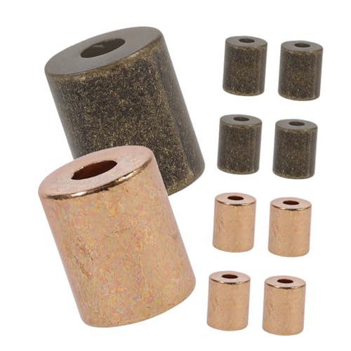 OHPHCALL 10 Stück Kordelstopper Aus Legierung: Für Kordelzüge, Diy-seil-endkappen, Metall-schnurverschlüsse Für Schlüsselbänder, Kleidung, Rucksäcke, Taschen, Outdoor-ausrüstung von OHPHCALL