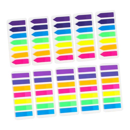 OHPHCALL 10 Stück Teiliges Fluoreszierendes Pet Index Sticker Transparente Selbstklebende Seitenmarker und Klassifizierungs Etiketten für Bücher Notizen Ordner Wasserfest und OHPHCALL 10 Stück Teiliges Fluoreszierendes Pet Index Sticker Transparente Selbstklebende Seitenmarker und Klassifizierungs Etiketten für Bücher Notizen Ordner Wasserfest und von OHPHCALL