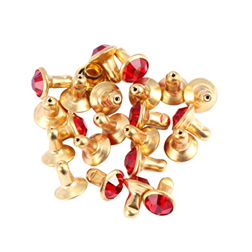 OHPHCALL 100 Stück Farbige Strasssteine Glitzernde Diamant Schmuck Dekoration für Diy Kleidung für Handwerksprojekte Rote Diamanten mit Goldrand OHPHCALL 100 Stück Farbige Strasssteine Glitzernde Diamant Schmuck Dekoration für Diy Kleidung für Handwerksprojekte Rote Diamanten mit Goldrand von OHPHCALL