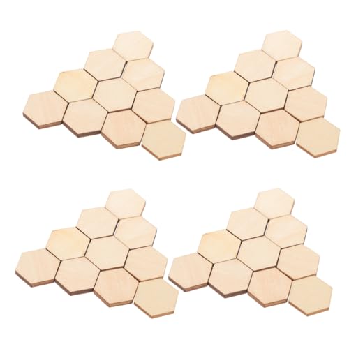 OHPHCALL 100Stück Pack Sechseckige Holzformen Buchenholz für DIY Bastelarbeiten Ornamente für Hochzeiten Geburtstagsfeiern und Weihnachtsdekorationen OHPHCALL 100Stück Pack Sechseckige Holzformen Buchenholz für DIY Bastelarbeiten Ornamente für Hochzeiten Geburtstagsfeiern und Weihnachtsdekorationen von OHPHCALL