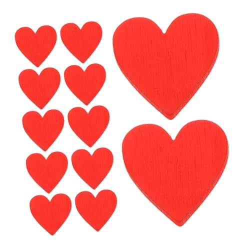 OHPHCALL 100Stücke Hölzerne Herzausschnitte Rot DIY Bastelholz für Valentinstag Hochzeitsdekoration Herzförmige Tischornamente für Feiern und Festliche OHPHCALL 100Stücke Hölzerne Herzausschnitte Rot DIY Bastelholz für Valentinstag Hochzeitsdekoration Herzförmige Tischornamente für Feiern und Festliche von OHPHCALL