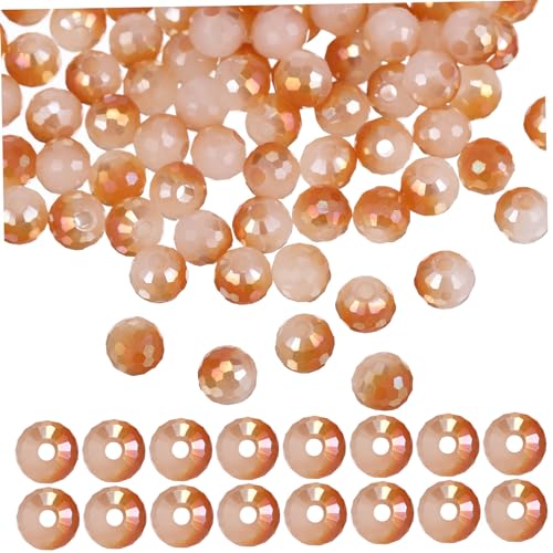OHPHCALL 100Stücke Kristallperlen Runde Glasperlen für DIY Schmuckherstellung Glänzende Bastelperlen für Armbänder und Bastelprojekte und Stilvolle OHPHCALL 100Stücke Kristallperlen Runde Glasperlen für DIY Schmuckherstellung Glänzende Bastelperlen für Armbänder und Bastelprojekte und Stilvolle von OHPHCALL
