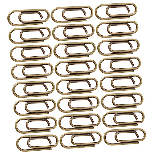 OHPHCALL 100Stücke Vintage Metall Büroklammern Papierclips für Dokumente Langlebige Clips für Schule Büro Zuhause Vielseitige Anwendung Antik OHPHCALL 100Stücke Vintage Metall Büroklammern Papierclips für Dokumente Langlebige Clips für Schule Büro Zuhause Vielseitige Anwendung Antik von OHPHCALL