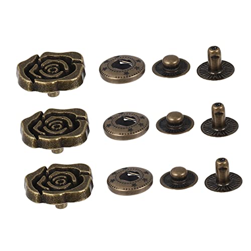 OHPHCALL 10Sätze Retro Druckknopf DIY Schnallen für Taschen und Kleidung Korrosionsbeständig Einfach zu Installieren Vielseitig Einsetzbar Knöpfe für Mode OHPHCALL 10Sätze Retro Druckknopf DIY Schnallen für Taschen und Kleidung Korrosionsbeständig Einfach zu Installieren Vielseitig Einsetzbar Knöpfe für Mode von OHPHCALL