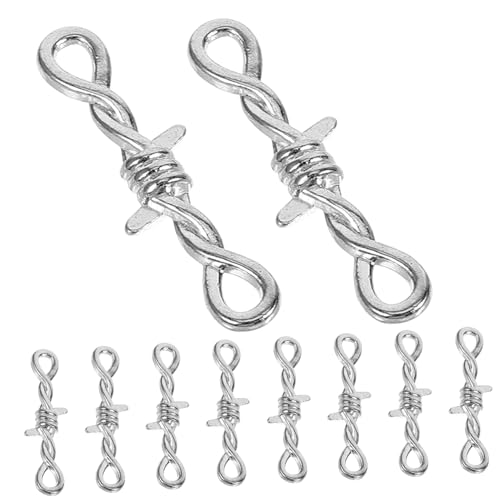 OHPHCALL 10Stücke Halskettenverschluss Metall DIY Schmuckverschlüsse für Armbänder und Langlebig und Sicher Verarbeitung für Stilvolle Designs von OHPHCALL