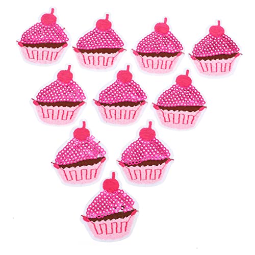OHPHCALL 10Stücke Pailletten Eiscreme Kuchen Aufnäher Glänzende DIY Stickerei Patches für Kleidung zum Aufbügeln Tortendeko für Nähprojekte OHPHCALL 10Stücke Pailletten Eiscreme Kuchen Aufnäher Glänzende DIY Stickerei Patches für Kleidung zum Aufbügeln Tortendeko für Nähprojekte von OHPHCALL