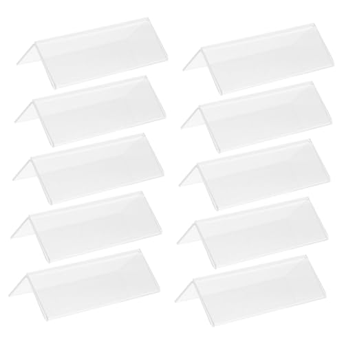 OHPHCALL 10Stücke Selbstklebende Förmige Acryl Preisschild Halter Transparente Etikettenanzeige für Bibliothek Büro Laden Vielseitig und Langlebig für Klare Präsentation OHPHCALL 10Stücke Selbstklebende Förmige Acryl Preisschild Halter Transparente Etikettenanzeige für Bibliothek Büro Laden Vielseitig und Langlebig für Klare Präsentation von OHPHCALL