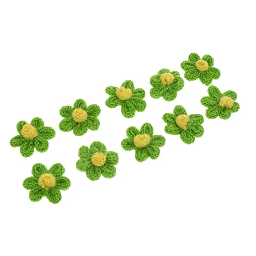 OHPHCALL 10Stücke Teiliges DIY Haarschmuck Stoffblumen für Dekorationen Zubehör für Haarnadeln Kleidung und Bastelprojekte und DIY Enthusiasten von OHPHCALL