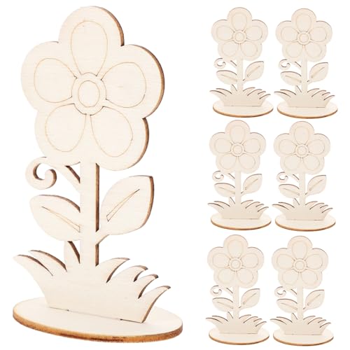 OHPHCALL 12 Stück Teiliges Holzblumen Bastelset Leichte Holzblumen zum Bemalen DIY Kreativset für Frühling Hochzeit Geburtstag Tischdekoration und Erwachsene OHPHCALL 12 Stück Teiliges Holzblumen Bastelset Leichte Holzblumen zum Bemalen DIY Kreativset für Frühling Hochzeit Geburtstag Tischdekoration und Erwachsene von OHPHCALL