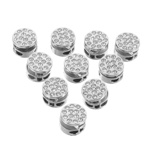 OHPHCALL 12Stücke Metall Kordelstopper Doppelloch Elastische Knebelverschlüsse für Hüte Kleidung und Hosen Benutzerfreundliches Design Optimale Anpassung der Kordellänge Silber OHPHCALL 12Stücke Metall Kordelstopper Doppelloch Elastische Knebelverschlüsse für Hüte Kleidung und Hosen Benutzerfreundliches Design Optimale Anpassung der Kordellänge Silber von OHPHCALL