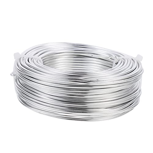 OHPHCALL 1Rolle Aluminiumdraht für Schmuckherstellung Biegsames Kunsthandwerk für Projekte für Armbänder und Anhänger Langlebig von OHPHCALL