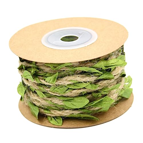 OHPHCALL 1Rolle Blattband Dekorationsband für Geschenkverpackung DIY Projekte und Langlebig und Vielseitig Einsetzbar für Festliche Anlässe und Heimdekoration OHPHCALL 1Rolle Blattband Dekorationsband für Geschenkverpackung DIY Projekte und Langlebig und Vielseitig Einsetzbar für Festliche Anlässe und Heimdekoration von OHPHCALL