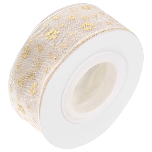OHPHCALL 1Rolle DIY Dekoratives Geschenkband mit Feinen Blüten für Party und Festtagsdekorationen OHPHCALL 1Rolle DIY Dekoratives Geschenkband mit Feinen Blüten für Party und Festtagsdekorationen von OHPHCALL