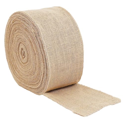 OHPHCALL 1Rolle Jute Dekoband Natürliches Robustes Bastelband für DIY Projekte Hochzeiten Partys und Dekorationen Vielseitiges Geschenkband für Ideen OHPHCALL 1Rolle Jute Dekoband Natürliches Robustes Bastelband für DIY Projekte Hochzeiten Partys und Dekorationen Vielseitiges Geschenkband für Ideen von OHPHCALL