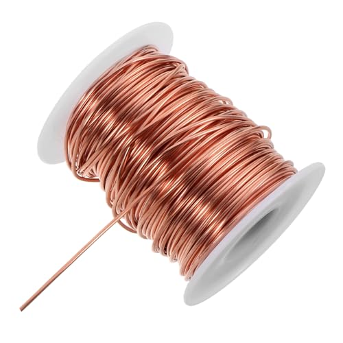 OHPHCALL 1Rolle Kupferdraht für Schmuck und Gartenarbeit Handgefertigt Emaillierter Draht für Elektrokultur DIY Projekte und Perlenschmuck Rostfrei Vielseitig Einsetzbar OHPHCALL 1Rolle Kupferdraht für Schmuck und Gartenarbeit Handgefertigt Emaillierter Draht für Elektrokultur DIY Projekte und Perlenschmuck Rostfrei Vielseitig Einsetzbar von OHPHCALL