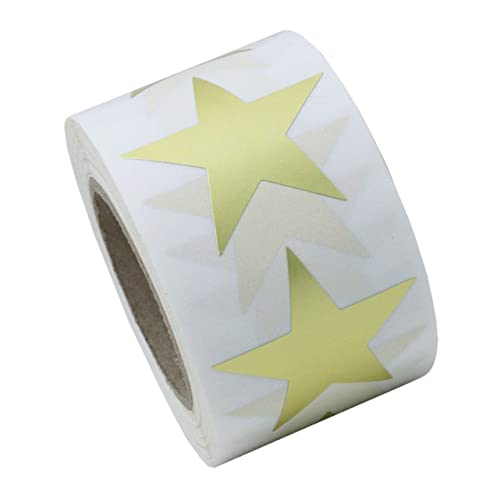 OHPHCALL 1Rolle Roll mit Sternaufklebern Selbstklebende Belohnungssticker für Glänzende Sterne für Schule Büro und Kreative Projekte Beschriften OHPHCALL 1Rolle Roll mit Sternaufklebern Selbstklebende Belohnungssticker für Glänzende Sterne für Schule Büro und Kreative Projekte Beschriften von OHPHCALL