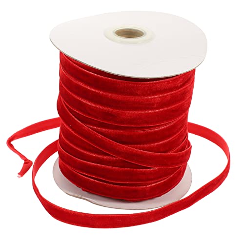 OHPHCALL 1Rolle Samtband für DIY Hochwertiges Geschenkband für Bastelprojekte für Verpackungen Dekorationen und Feiern OHPHCALL 1Rolle Samtband für DIY Hochwertiges Geschenkband für Bastelprojekte für Verpackungen Dekorationen und Feiern von OHPHCALL