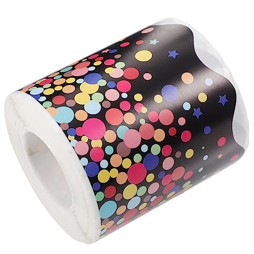 OHPHCALL 1Rolle Wellenrand Aufkleber Selbstklebende Grenzpapier Dekoration für Pinnwände und Klassenzimmer für Kreative Gestaltung und DIY Projekte OHPHCALL 1Rolle Wellenrand Aufkleber Selbstklebende Grenzpapier Dekoration für Pinnwände und Klassenzimmer für Kreative Gestaltung und DIY Projekte von OHPHCALL