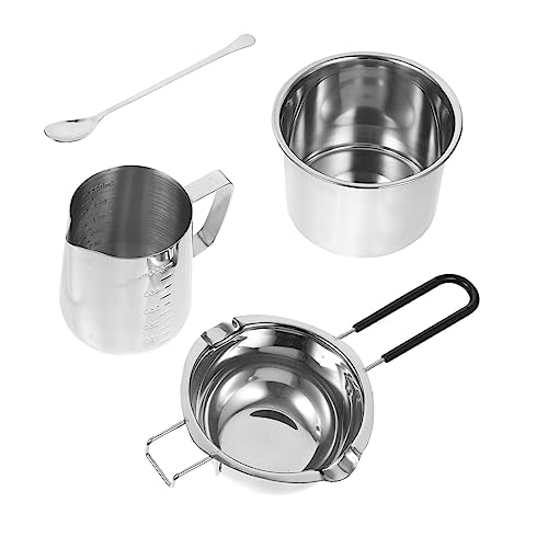 OHPHCALL 1Satz Schmelztopf mit Griff Teilig Schmelzschüssel und Topf für DIY Kerzenherstellung und Wachsverarbeitung Langlebig und Leicht zu Reinigen OHPHCALL 1Satz Schmelztopf mit Griff Teilig Schmelzschüssel und Topf für DIY Kerzenherstellung und Wachsverarbeitung Langlebig und Leicht zu Reinigen von OHPHCALL