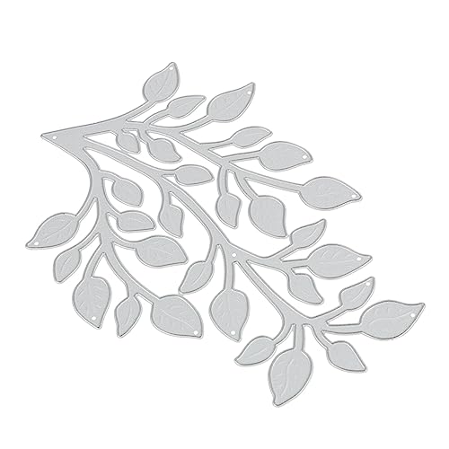 OHPHCALL 1Stück Kohlenstoffstahl DIY Prägewerkzeug für Blattmuster Langlebig und Wiederverwendbar für Scrapbooking und Bastelprojekte für Altersgruppen von OHPHCALL