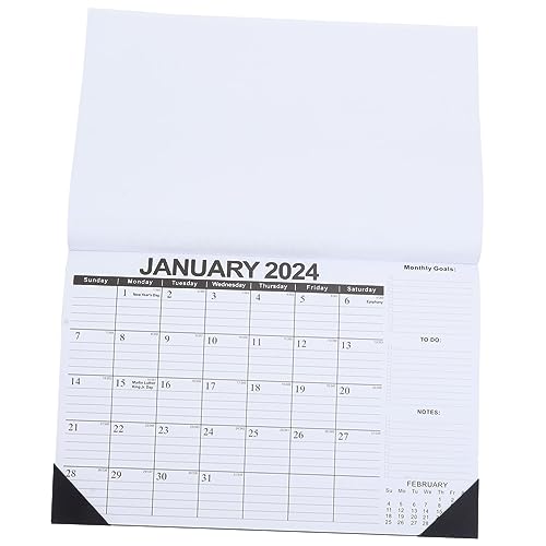 OHPHCALL 1Stück Wandkalender Kreativer Hängender Monatskalender für Büro und Zuhause Notizblock Funktion Design Langlebig für Studienräume und Schlafzimmer von OHPHCALL