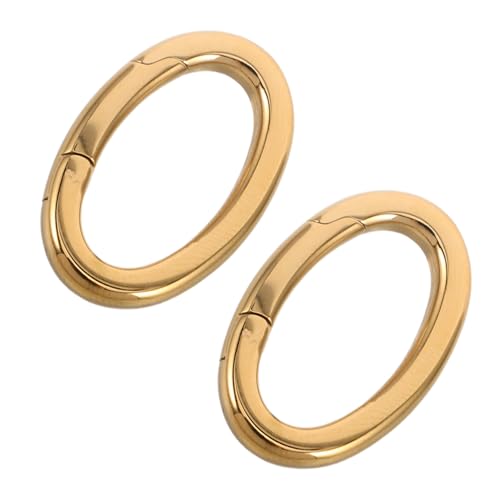 OHPHCALL 2 Ovale Federverschlüsse: Edelstahl-halskettenschnallenverschluss, Schmuckherstellung, Clip-verbinder Für Diy-taschen, Charms, Anhänger, Armbänder, Schlüsselanhänger OHPHCALL 2 Ovale Federverschlüsse: Edelstahl-halskettenschnallenverschluss, Schmuckherstellung, Clip-verbinder Für Diy-taschen, Charms, Anhänger, Armbänder, Schlüsselanhänger von OHPHCALL