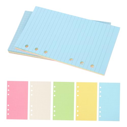 OHPHCALL 2 Sätze Nachfüllpapier für Ringbuch Notizbuch Einlagen Liniertes und Kariertes Füllpapier Abnehmbare für Schule und Büro Systematische Fehler und Lernnotizen OHPHCALL 2 Sätze Nachfüllpapier für Ringbuch Notizbuch Einlagen Liniertes und Kariertes Füllpapier Abnehmbare für Schule und Büro Systematische Fehler und Lernnotizen von OHPHCALL