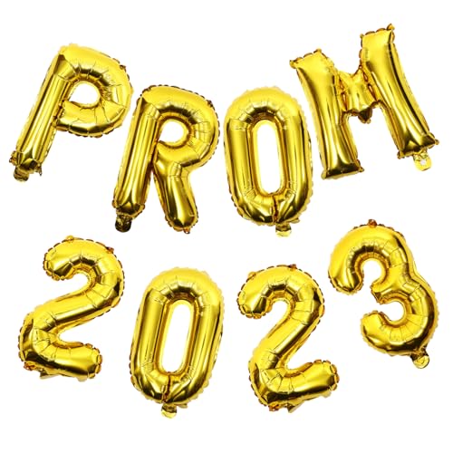 OHPHCALL 2 Sätze Prom Graduation Party Folienballons Dekoration Senior Year Balloon Party Deko für Innen Außen Aluminiumfolie Ballons für Abschlussfeier Schulabschluss Feier von OHPHCALL