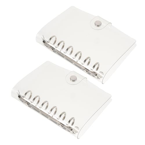 OHPHCALL 2 Stück PVC Notizbuchhüllen Transparent Leicht Zu Reinigen Ringbuch Umschlag Für Einlegeblätter Tagebücher Organizer OHPHCALL 2 Stück PVC Notizbuchhüllen Transparent Leicht Zu Reinigen Ringbuch Umschlag Für Einlegeblätter Tagebücher Organizer von OHPHCALL