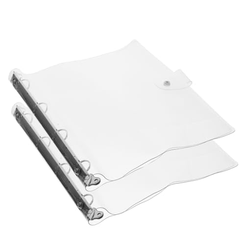 OHPHCALL 2 Stück Teiliges Ringbuch Transparentes Binder Cover Ringordner Schutzhülle Nachfüllbar Strapazierfähig Leicht zu Reinigen für Büro Schule Notizbücher OHPHCALL 2 Stück Teiliges Ringbuch Transparentes Binder Cover Ringordner Schutzhülle Nachfüllbar Strapazierfähig Leicht zu Reinigen für Büro Schule Notizbücher von OHPHCALL