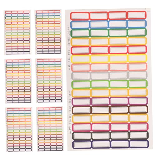OHPHCALL 20 Blatt Wasserdichte Namensetiketten Kleine Aufkleber Selbstklebend Schreibbar Stark Haftend Für Aufbewahrungsboxen Babyflaschen Schulmaterial Organisieren Personalisieren OHPHCALL 20 Blatt Wasserdichte Namensetiketten Kleine Aufkleber Selbstklebend Schreibbar Stark Haftend Für Aufbewahrungsboxen Babyflaschen Schulmaterial Organisieren Personalisieren von OHPHCALL