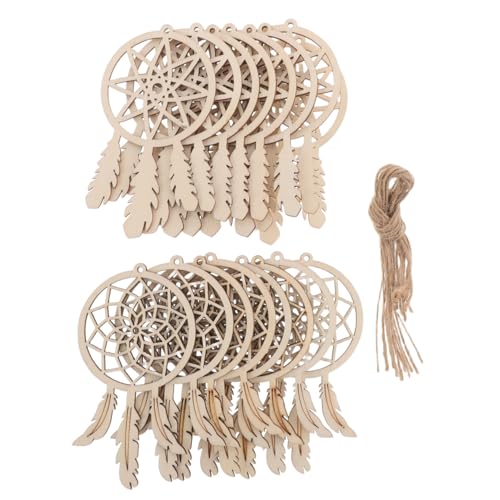 OHPHCALL 20-teiliges -ornament Zum Bemalen: Diy-rohlinge, Unbehandelte Holzausschnitte, Holzscheiben, Kreise Zum Basteln, Heimdekorationsprojekt-set OHPHCALL 20-teiliges -ornament Zum Bemalen: Diy-rohlinge, Unbehandelte Holzausschnitte, Holzscheiben, Kreise Zum Basteln, Heimdekorationsprojekt-set von OHPHCALL