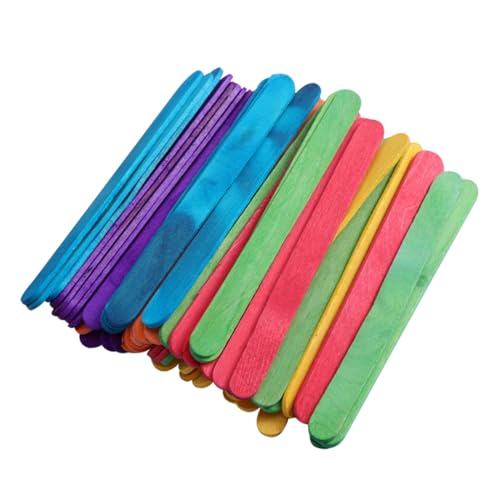 OHPHCALL 200 Stück Bunte Holzstäbchen Glatte DIY Eisstiele aus Holz Langlebige Bastelstäbe für Eisformen Kinderfreundlich Wiederverwendbar für Sommerpartys und Modellbau OHPHCALL 200 Stück Bunte Holzstäbchen Glatte DIY Eisstiele aus Holz Langlebige Bastelstäbe für Eisformen Kinderfreundlich Wiederverwendbar für Sommerpartys und Modellbau von OHPHCALL