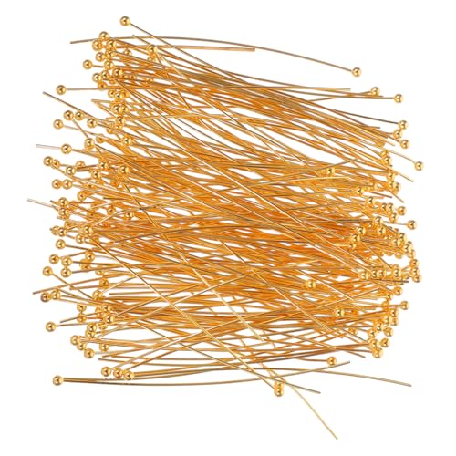 OHPHCALL 200 Stück Kupfer Kugelkopf Pins Rundkopf Schmuckzubehör DIY Perlen Schmuckherstellung Ohrstecker Armband Bastelbedarf für Anfänger und Profis OHPHCALL 200 Stück Kupfer Kugelkopf Pins Rundkopf Schmuckzubehör DIY Perlen Schmuckherstellung Ohrstecker Armband Bastelbedarf für Anfänger und Profis von OHPHCALL