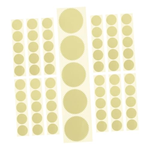 OHPHCALL 200 Stück Selbstklebende Prägeaufkleber für Zertifikate und Auszeichnungen mit Gezacktem für Graduierungsumschläge und Offizielle Dokumente Goldene Runde Etiketten Durchmesser OHPHCALL 200 Stück Selbstklebende Prägeaufkleber für Zertifikate und Auszeichnungen mit Gezacktem für Graduierungsumschläge und Offizielle Dokumente Goldene Runde Etiketten Durchmesser von OHPHCALL