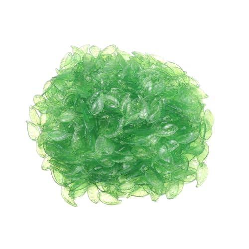 OHPHCALL 200G Transparente Acryl Blattperlen für DIY Schmuck Blüten Elemente Bastelarbeiten für Armbänder Projekte Langlebiges Material von OHPHCALL