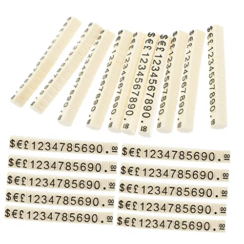OHPHCALL 20Stücke Preisschilder für Schmuck Displays mit Standfuß Einfach Montierbar Design für Schmuck Kleidung und Handwerk für Geschäfte und Märkte OHPHCALL 20Stücke Preisschilder für Schmuck Displays mit Standfuß Einfach Montierbar Design für Schmuck Kleidung und Handwerk für Geschäfte und Märkte von OHPHCALL