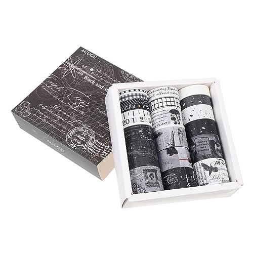 OHPHCALL 20Stücke Vintage Washi Tape Dekoratives Klebeband für Scrapbooking DIY Kunsthandwerk und Journaling Sicher und Leicht zu Reißen für Projekte und von OHPHCALL