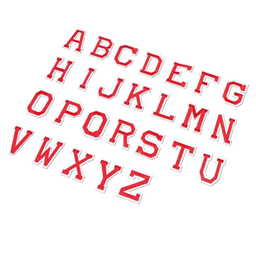 OHPHCALL 26Stücke Teiliges Englischer Patches Rot Selbstklebende Aufnäher für Kleidung Hüte Jeans und DIY Projekte für Anwendungen und Reparaturen OHPHCALL 26Stücke Teiliges Englischer Patches Rot Selbstklebende Aufnäher für Kleidung Hüte Jeans und DIY Projekte für Anwendungen und Reparaturen von OHPHCALL