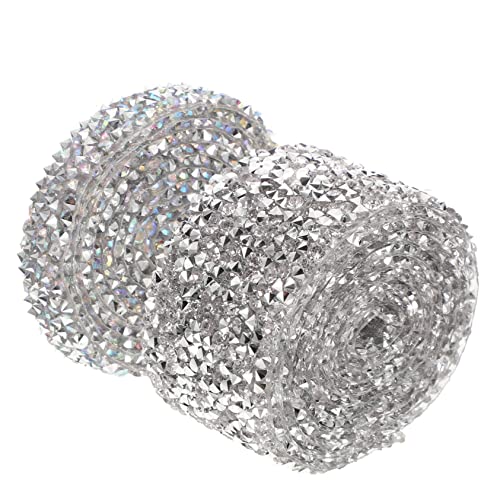 OHPHCALL 2Rollen Selbstklebendes Strassband Ab Farben Dekorationsband für Kleidung Schuhe DIY Projekte für Hochzeiten und Bastelarbeiten OHPHCALL 2Rollen Selbstklebendes Strassband Ab Farben Dekorationsband für Kleidung Schuhe DIY Projekte für Hochzeiten und Bastelarbeiten von OHPHCALL