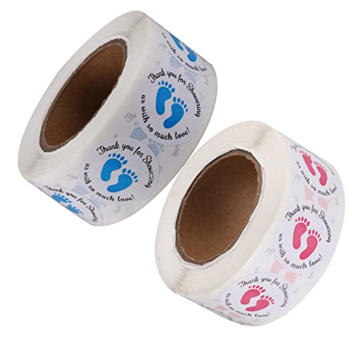 OHPHCALL 2Stücke Aufkleber für Babyparty Selbstklebende Blau pro Deko für Neugeborene und Shower Feiern OHPHCALL 2Stücke Aufkleber für Babyparty Selbstklebende Blau pro Deko für Neugeborene und Shower Feiern von OHPHCALL